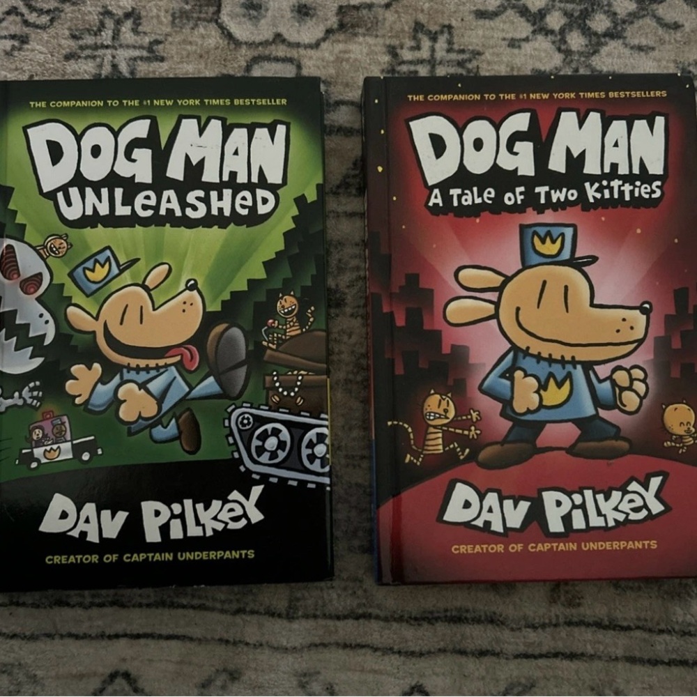 Lot of 3 DogMan Books